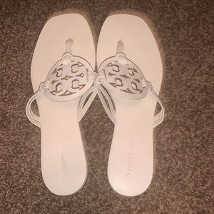 Tory Burch McGraw sandals white - great condition